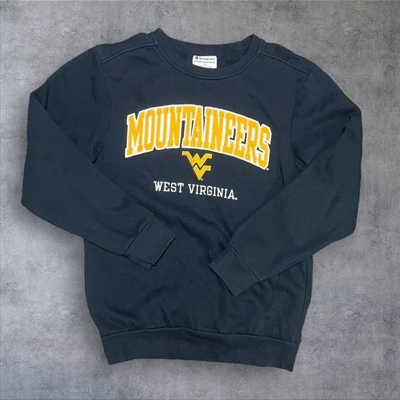 College graphic sweater blue men S - Picture 1 of 3